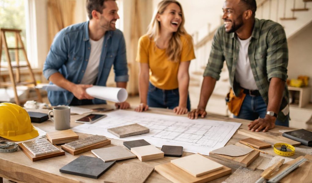 personnes-discussion-renovation-table-echeantillons