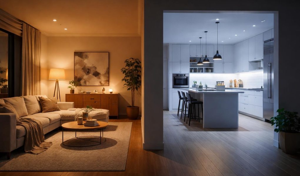interieur-moderne-lumiere-chaude-froide