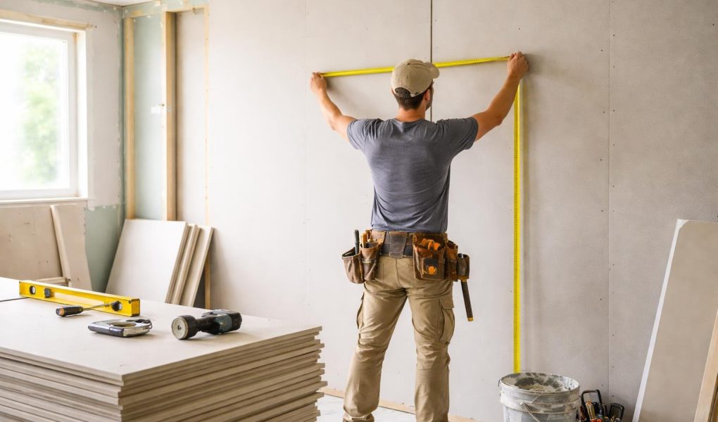 artisan-mesure-mur-construction-outils