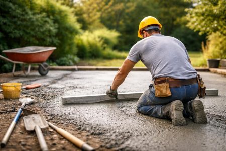 ouvrier-casque-chape-beton-terrasse