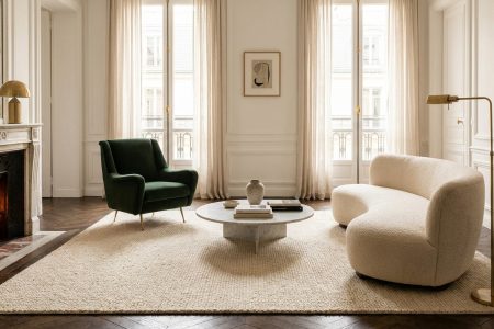 Créer un salon cosy et stylé avec Bobochic Paris : tapis, fauteuils et chauffeuses
